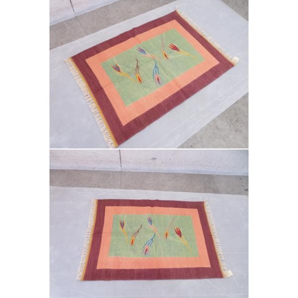 デッドストック■キリム■トルコ製■絨毯■ウール■手織り■平織り■オールドキリム■