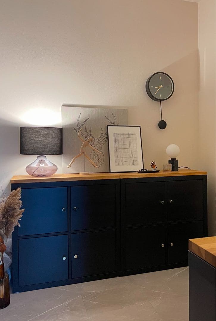 IKEA KALLAX 2x2用 オーク集成材天板(加工3枚＋未加工1枚セット)