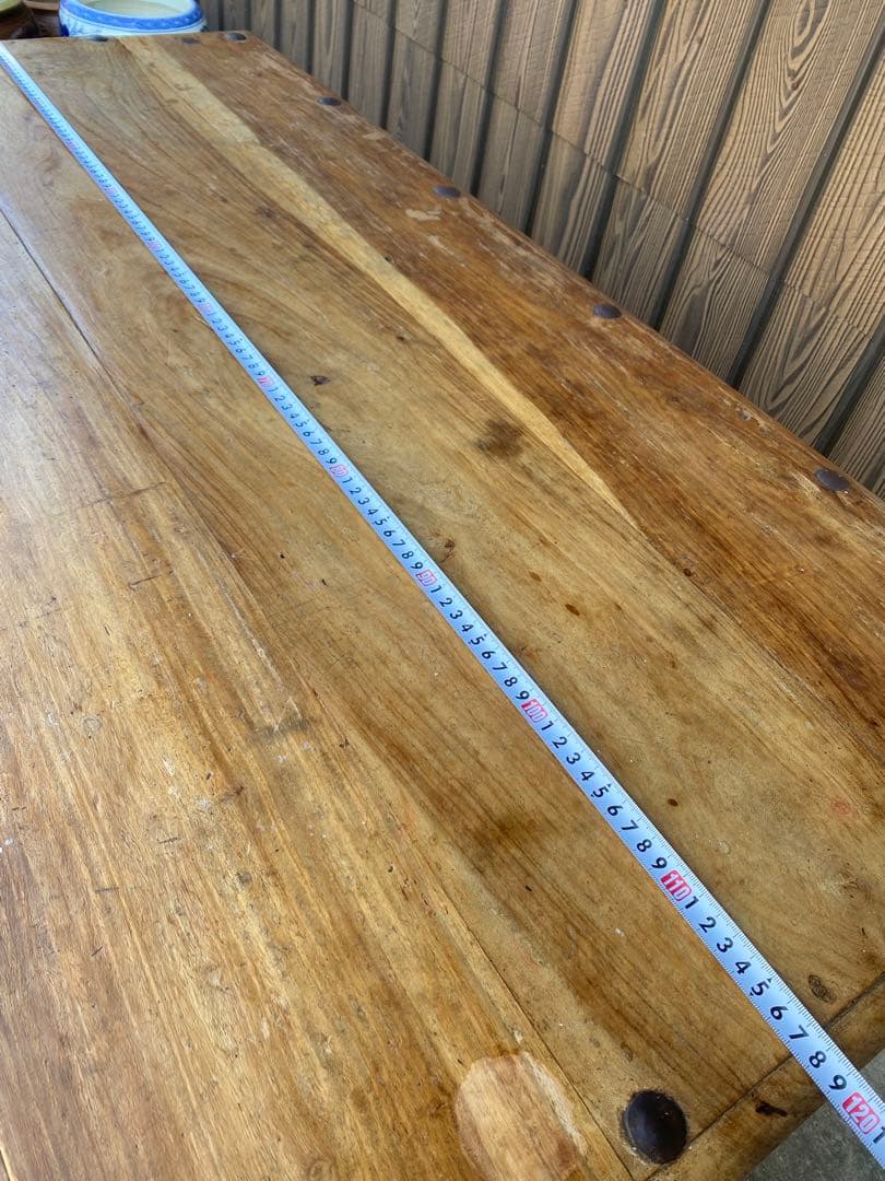 木製ローテーブル　メキシコ　ヴィンテージ　什器　店舗　ディスプレイ　アンティーク