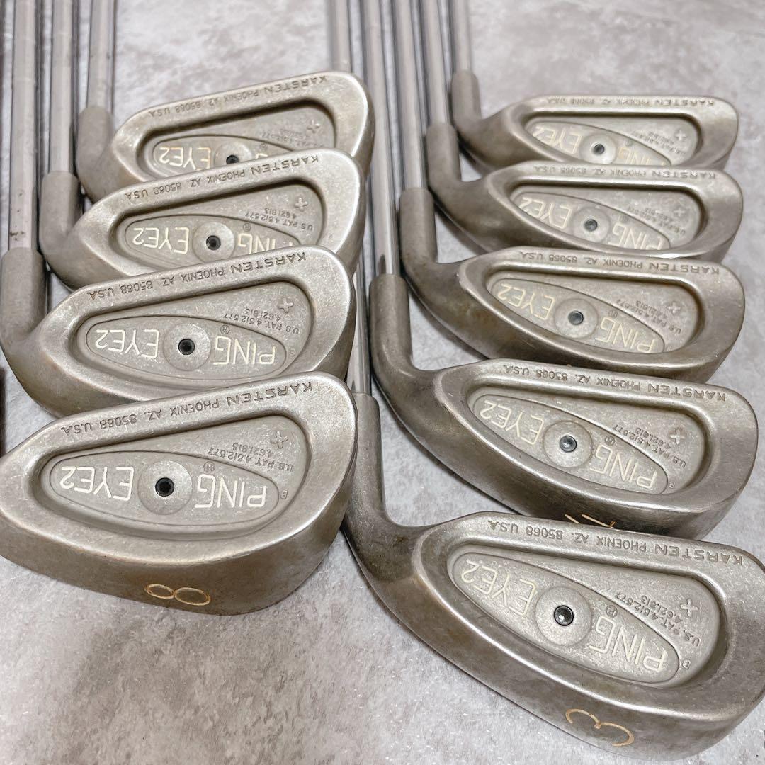 PING EYE2+ メンズ　アイアンセット　黒ドット　9本
