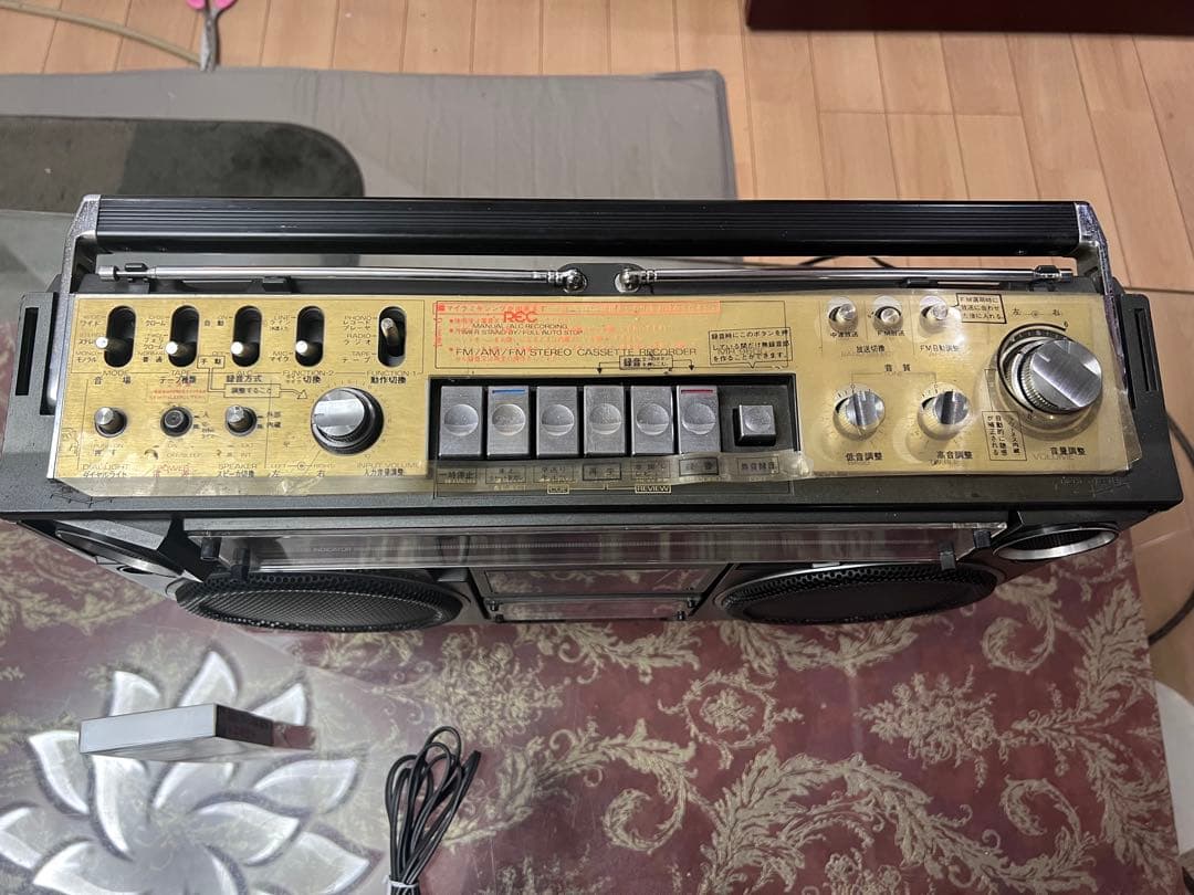 希少SANYO 昭和レトロ人気ラジカセ MR-9600 メンテナンス済み・作動品