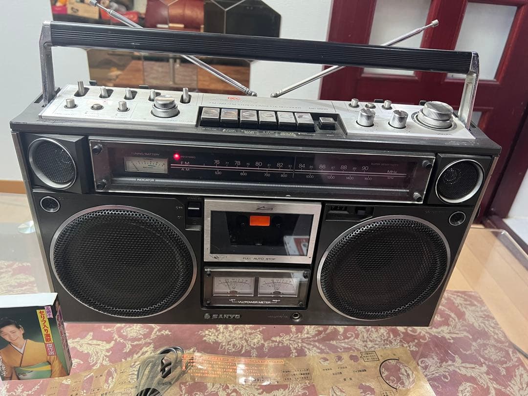 希少SANYO 昭和レトロ人気ラジカセ MR-9600 メンテナンス済み・作動品