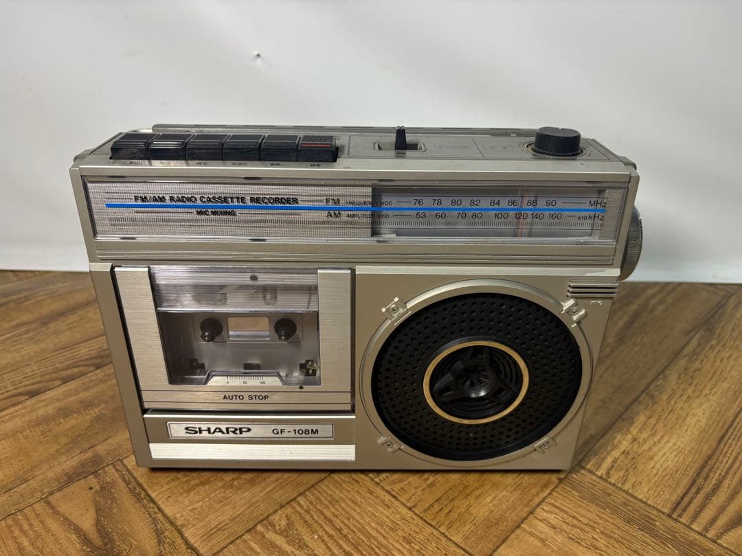 ◆通電OK◆SHARP◆ラジカセ◆GF-108M◆ラジオ◆カセットレコーダー