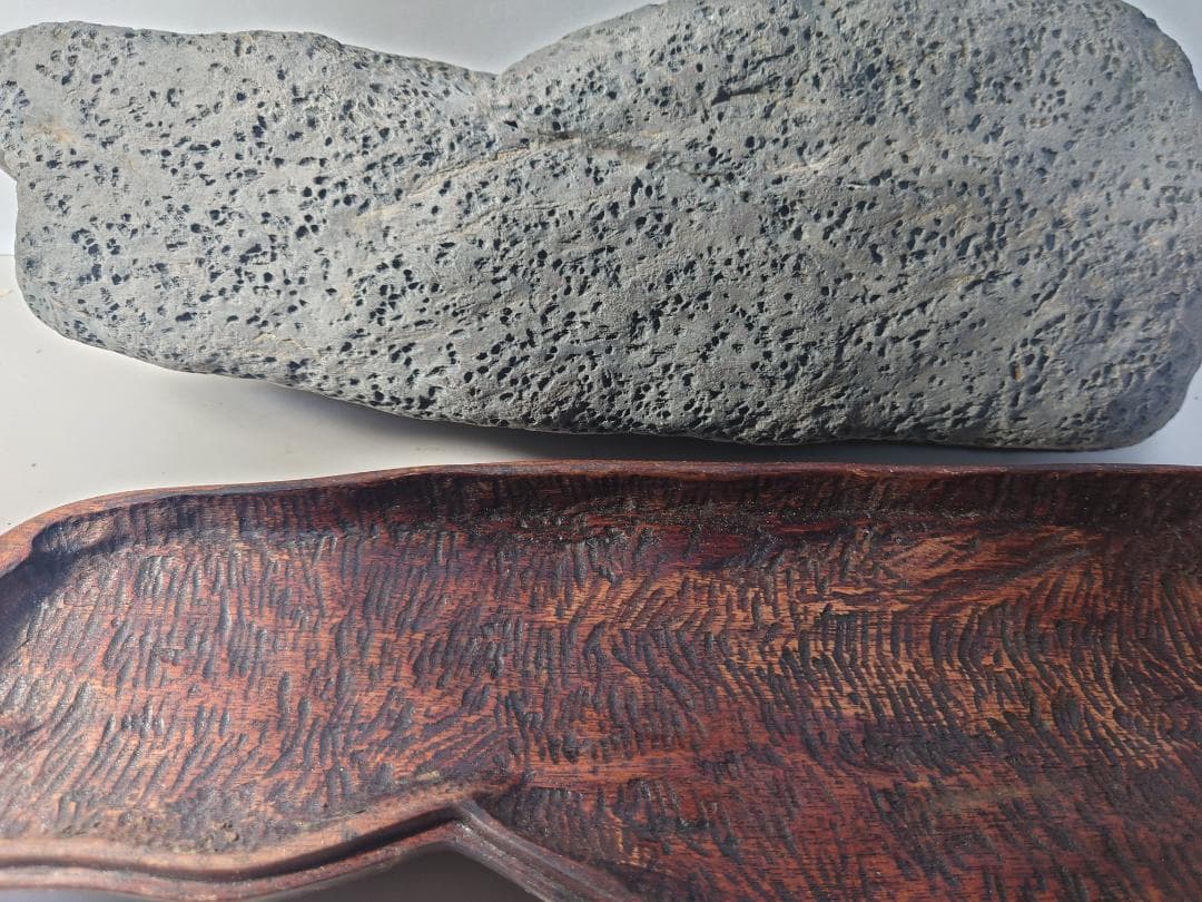 瀬田川石　島型　水石 鑑賞石