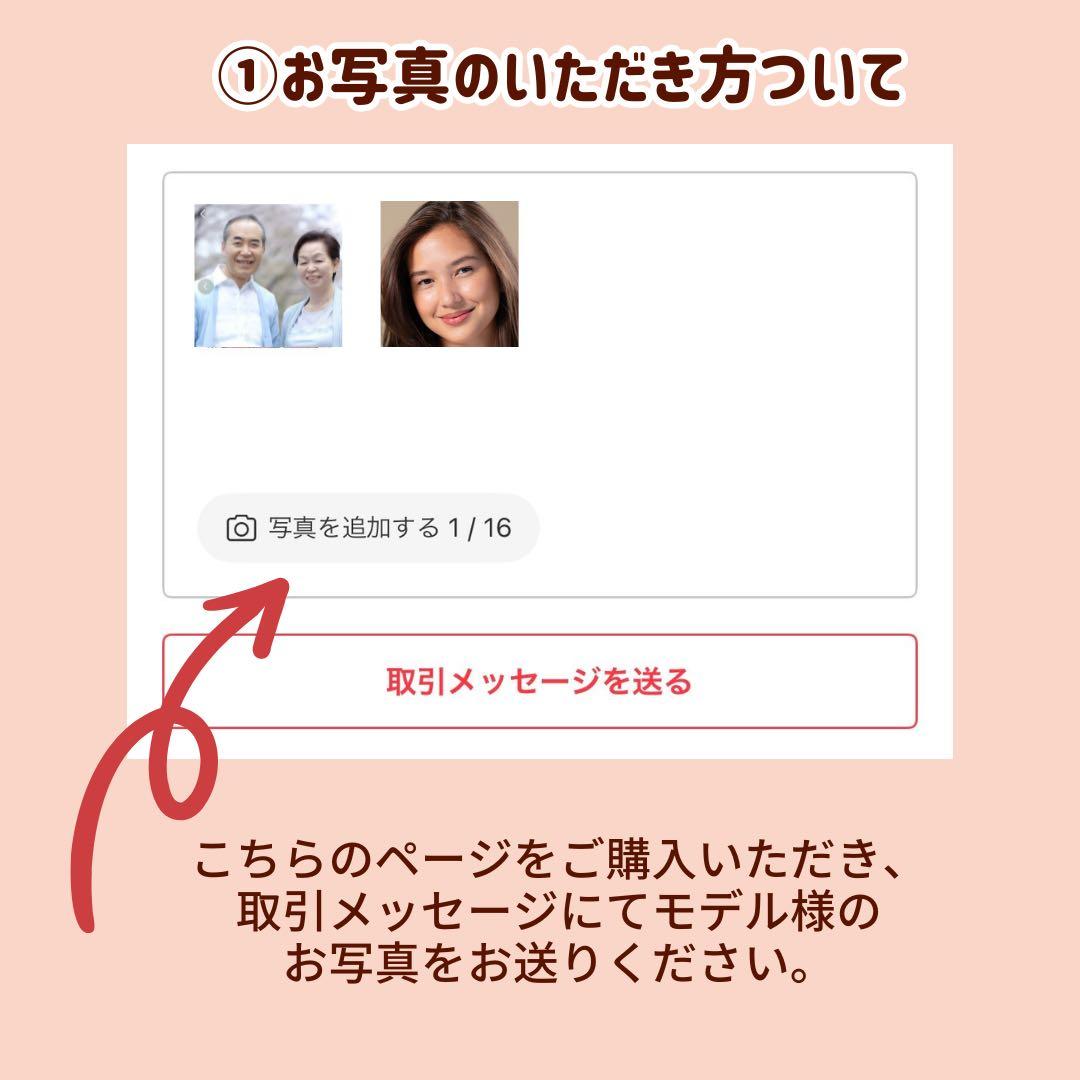 3名さま　A4サイズ【似顔絵オーダー】紙のみ　7月中