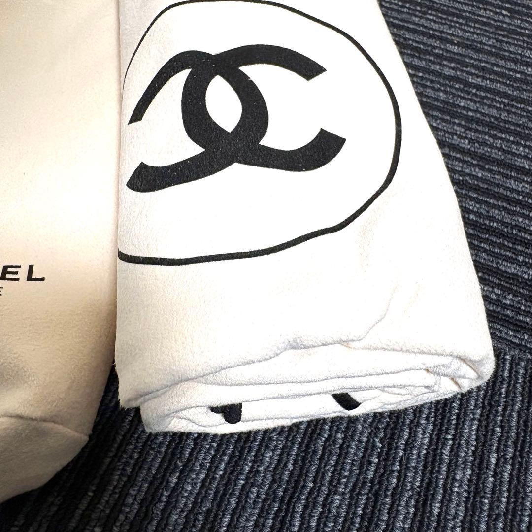 CHANELシャネル ノベルティ ブランケット フリース クリーム色♡極美品♡