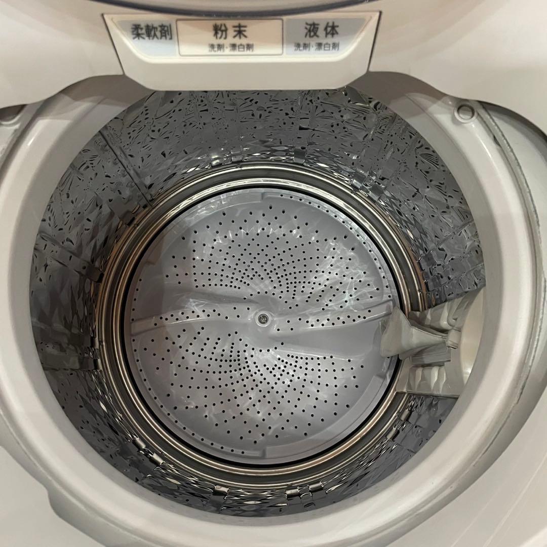 配送設置無料　シャープ　縦型洗濯機　8kg 大容量