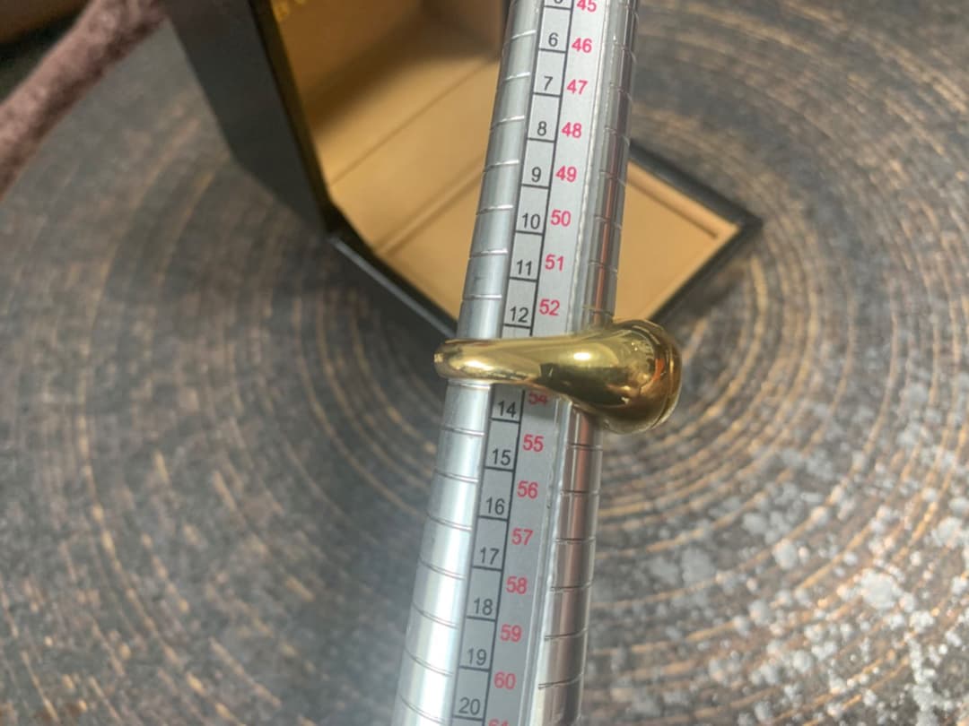 フランス製１８Kブラウントパーズの素敵なリング♡