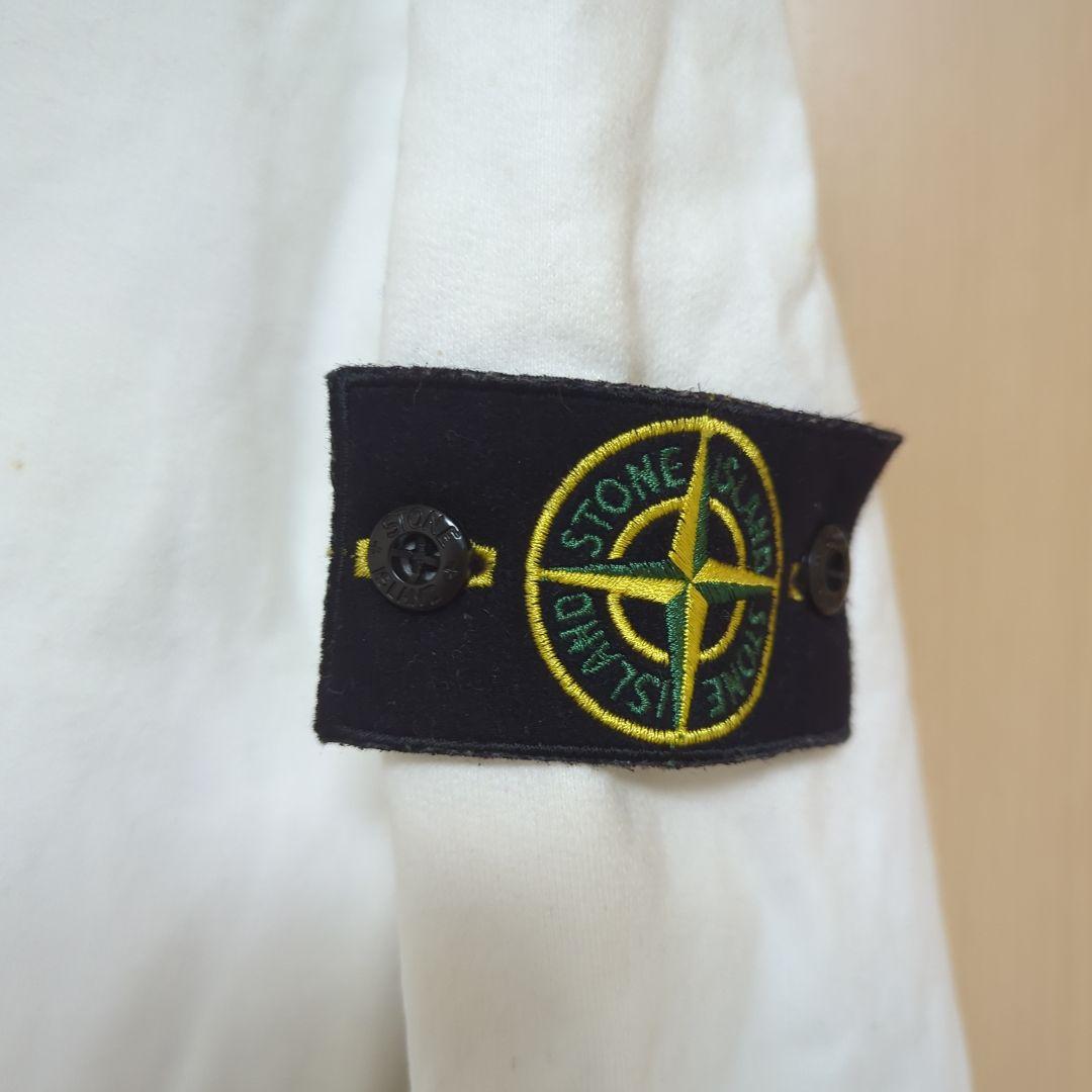 ストーンアイランド クルーネック スウェット ホワイト