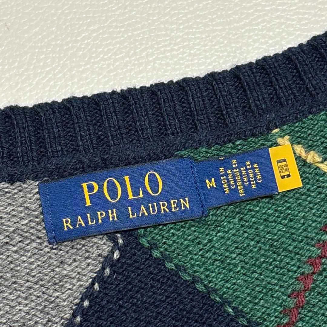 POLO RALPH LAUREN ビッグフィット アーガイル ニット ベスト