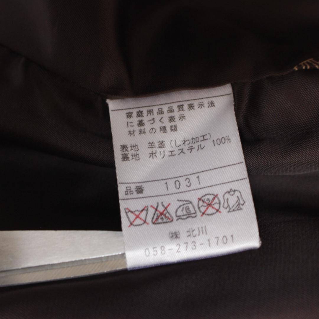 【極美品】BALMAIN シワ加工ラムレザージャケット Lサイズ ブラウン