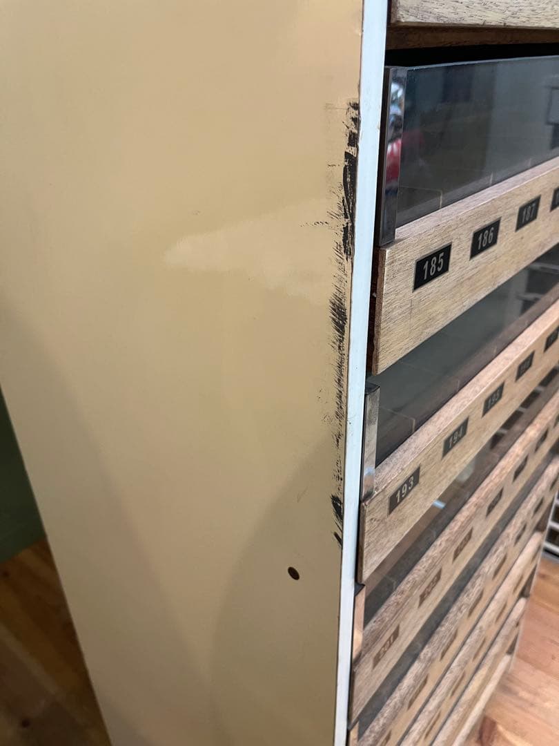 キング印 ミシン糸収納ケース 当時物 昭和レトロ 特大 インテリア アンティーク