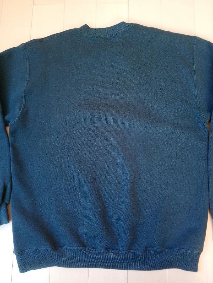 80s USA製 ブラック Russell Athletic ラッセル L