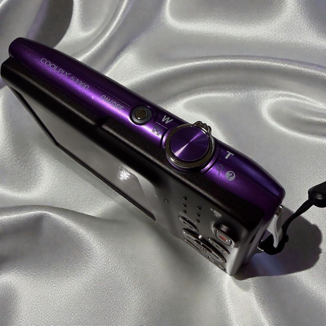 【極美品級・完品】Nikon COOLPIX S3300 パープル 動作確認済