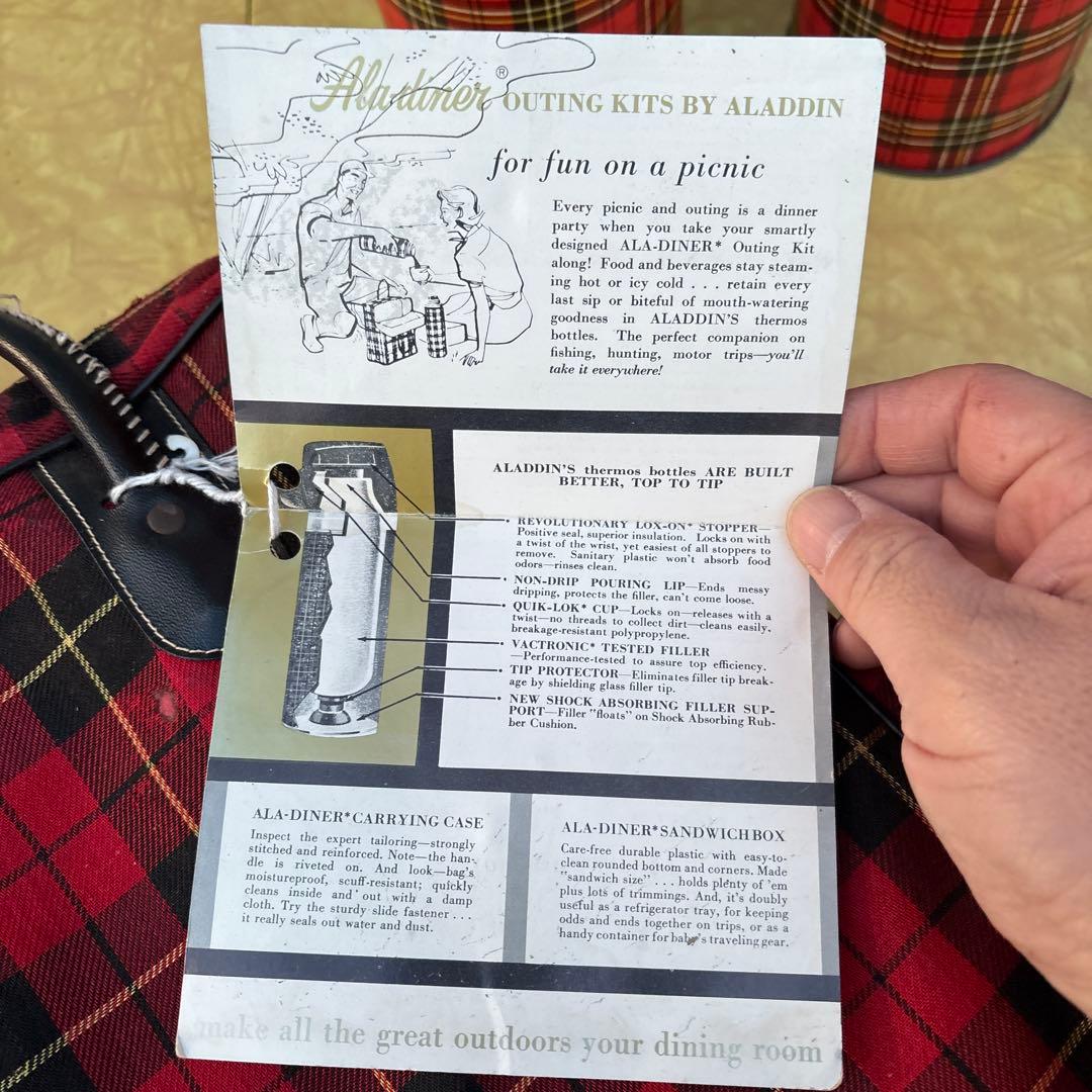 USA VINTAGE Aladdin ピクニックセット 水筒二点