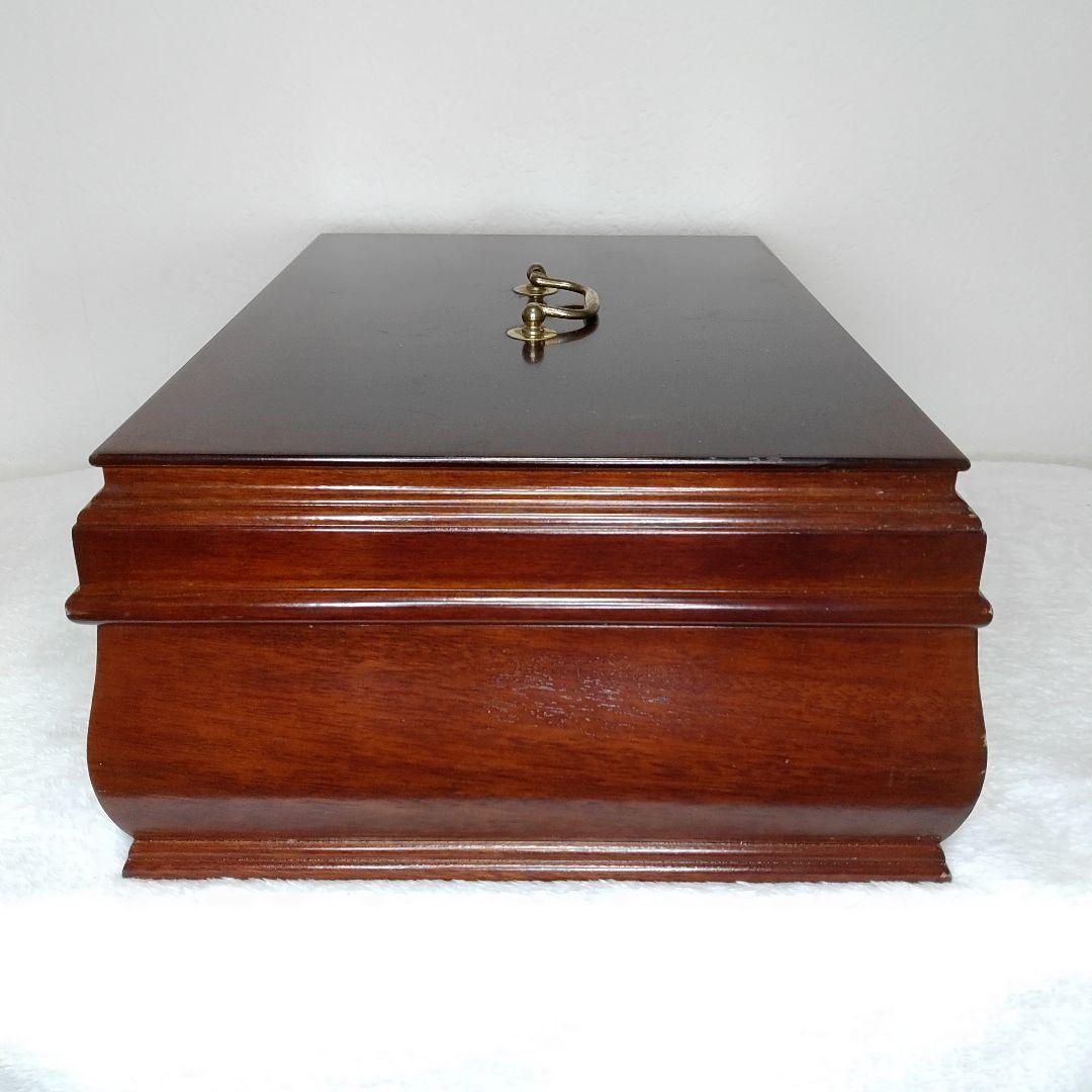 アンティーク 大型 ジュエリーボックス 宝石箱 アクセサリー 鍵付き