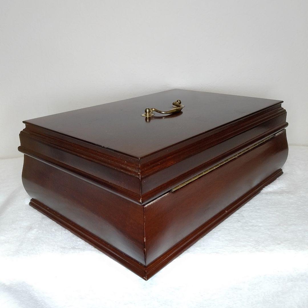 アンティーク 大型 ジュエリーボックス 宝石箱 アクセサリー 鍵付き