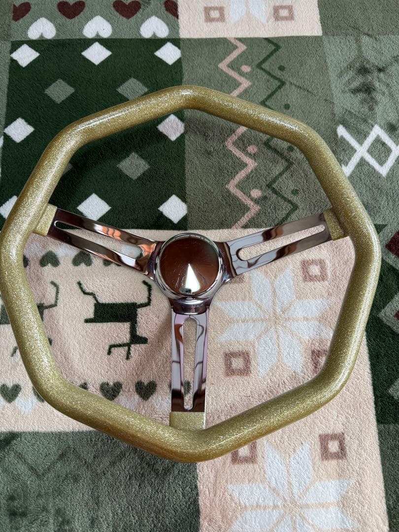 【中古】Mooneyes オクタゴンステアリング