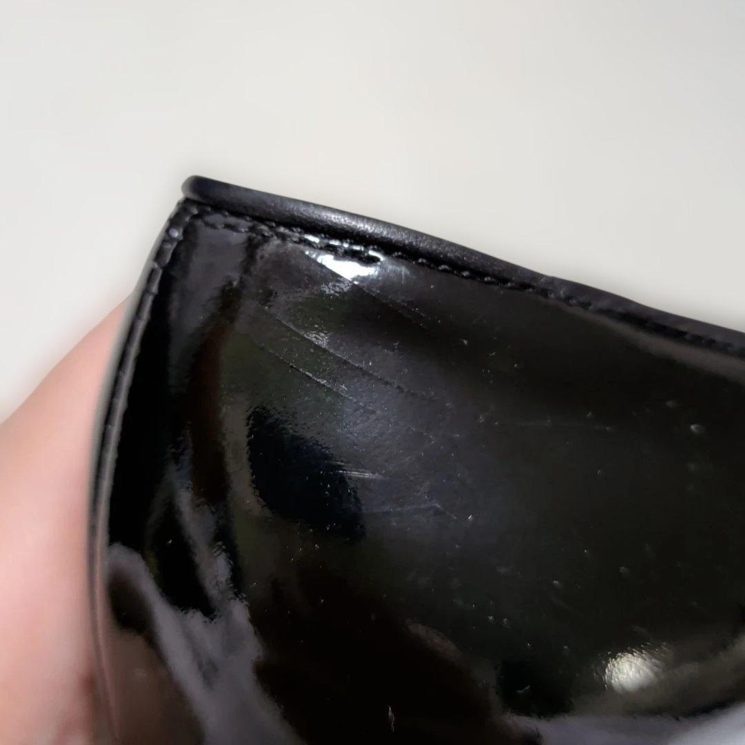 未使用 サルヴァトーレフェラガモ ヴァラ ゴールド チェーンモチーフローファー