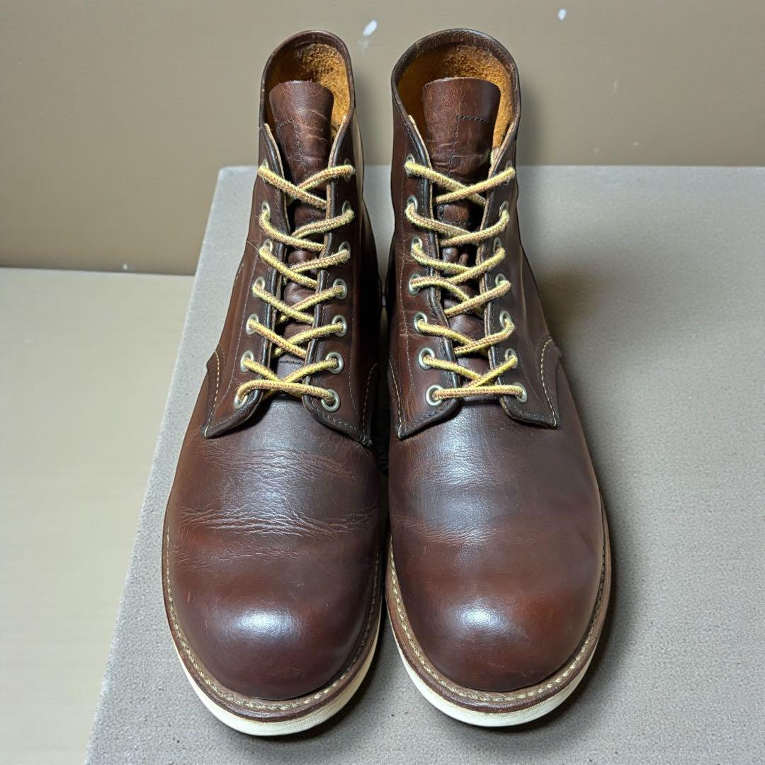【定番のプレーントゥ】9111レッドウィング　6インチ クラシックラウンドブーツ