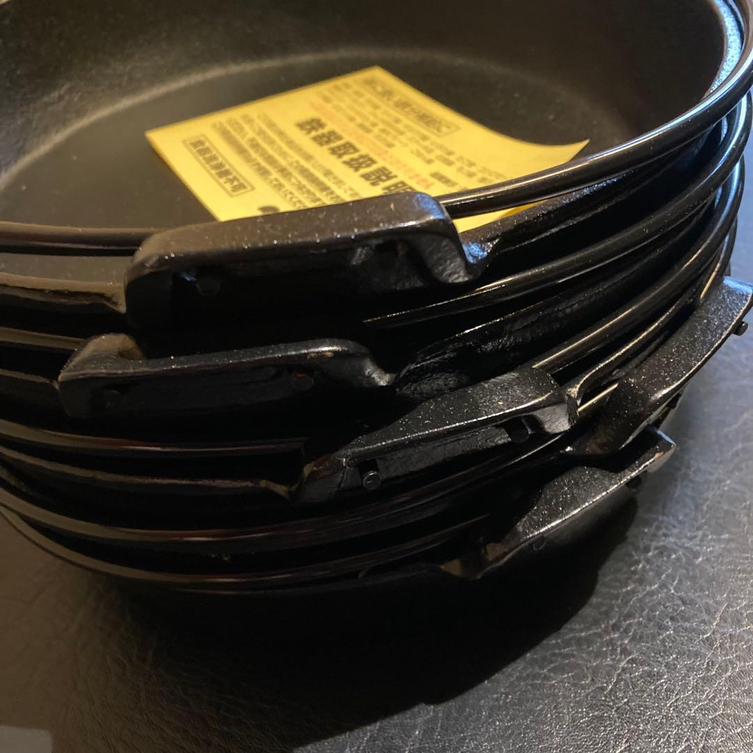 【未使用 新品】すき鍋胡蝶 アサヒ 24cm 鋳鉄製 5個セット　外箱無し