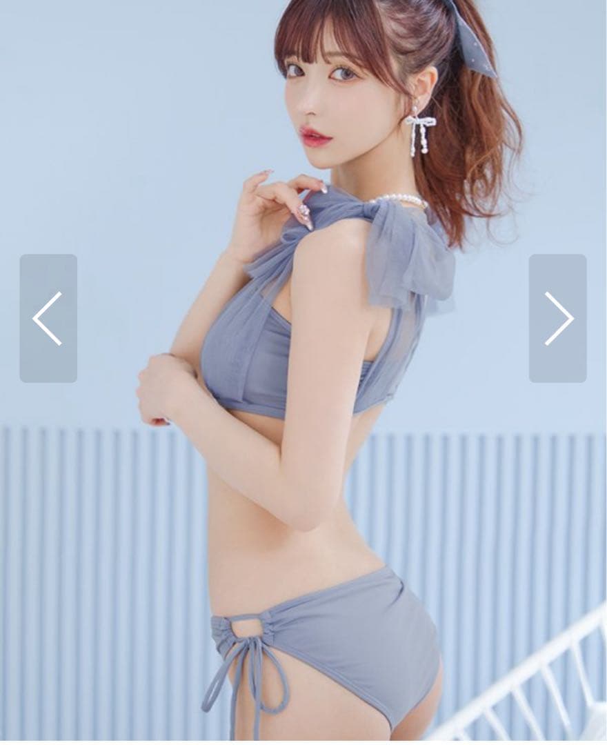 チュールリボンバストアップビキニ sugar