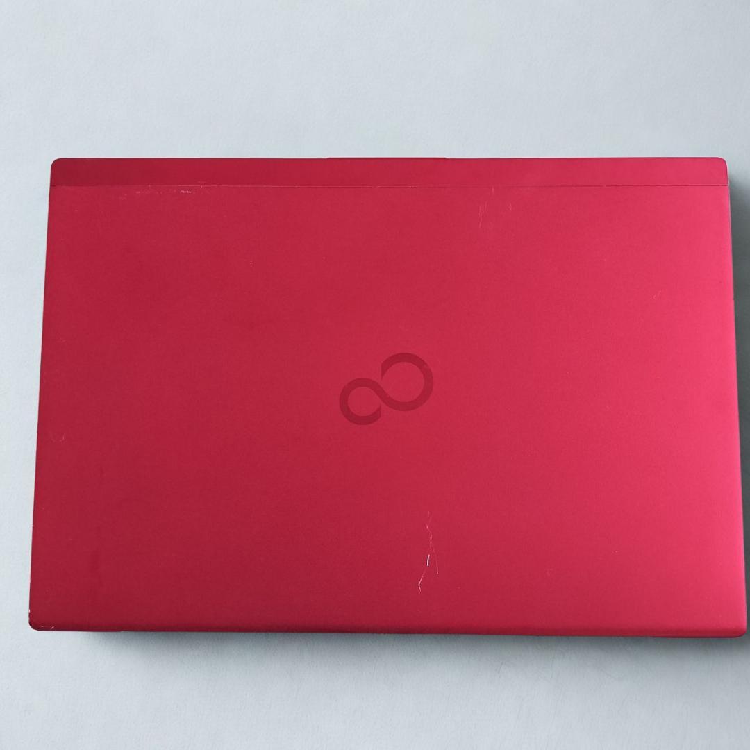 ♥希少レッド♥極軽LIFEBOOK 第8世代i5 8G SSD256G 高性能