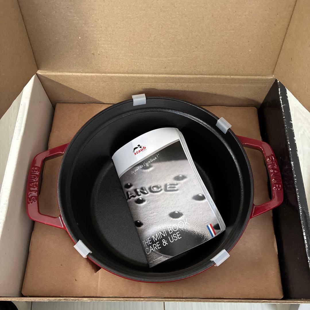 【新品】ストウブ staub ピコ・ココット ラウンド チェリー 20cm