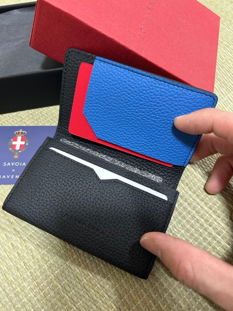 BONAVENTURA ボナベンチュラ 名刺入れ ブラック 新品・正規品