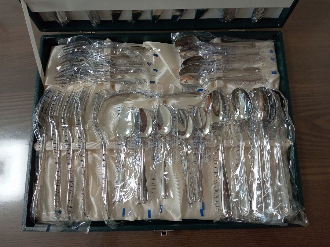 ラッキーウッド　カトラリーセット　マリエッタ　35本　ステンレス　新品未使用