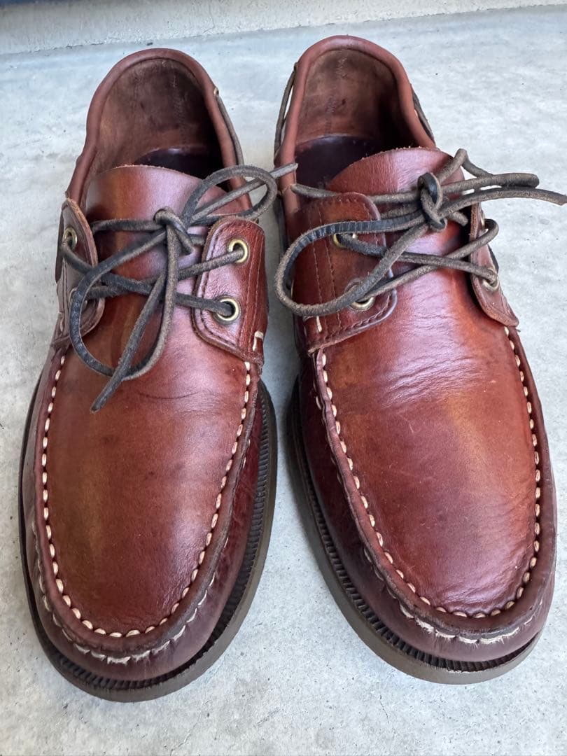 パラブーツ バース デッキシューズ セミヴィンテージ 27cm