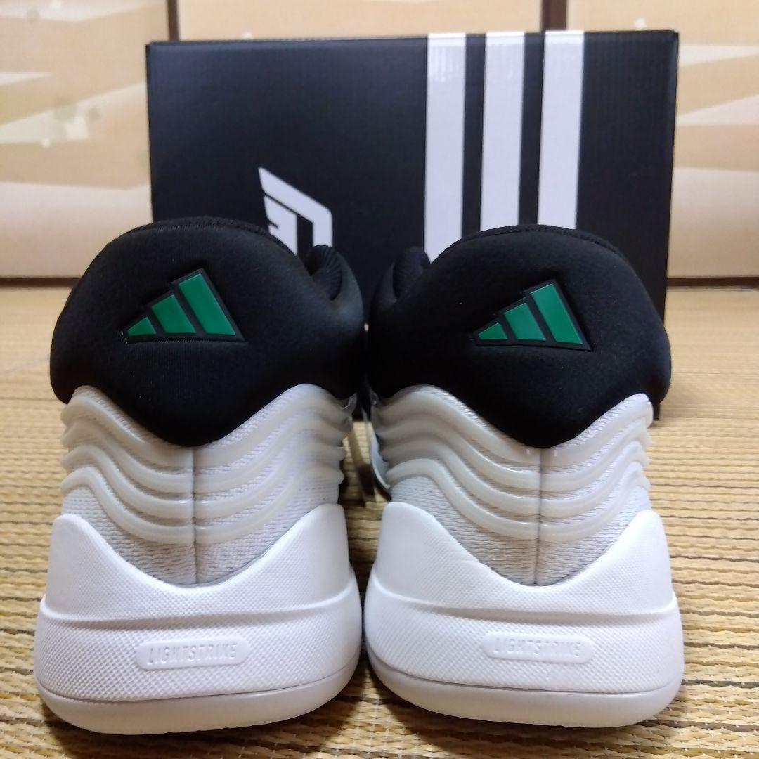 adidas デイム10 バスケットシューズ 270サイズ ホワイト/ブラック