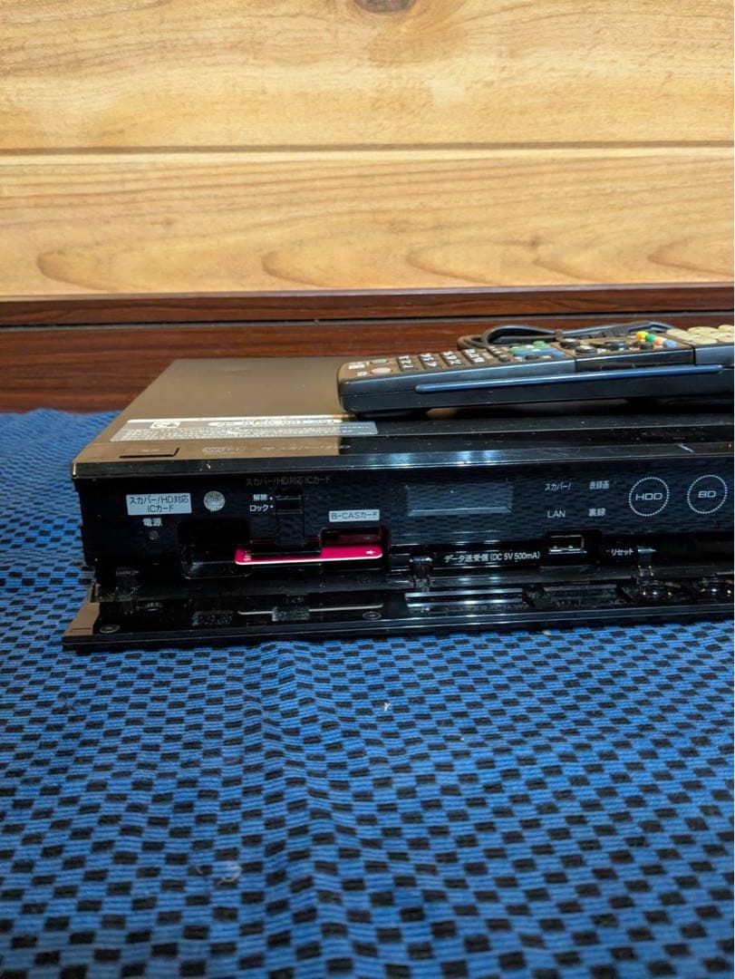 SHARP AQUOS ブルーレイレコーダー リモコン付き