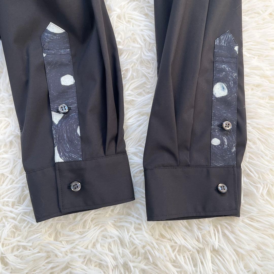 HERALBONY ヘラルボニー デザインシャツ ショルダー切替（無題）（丸）