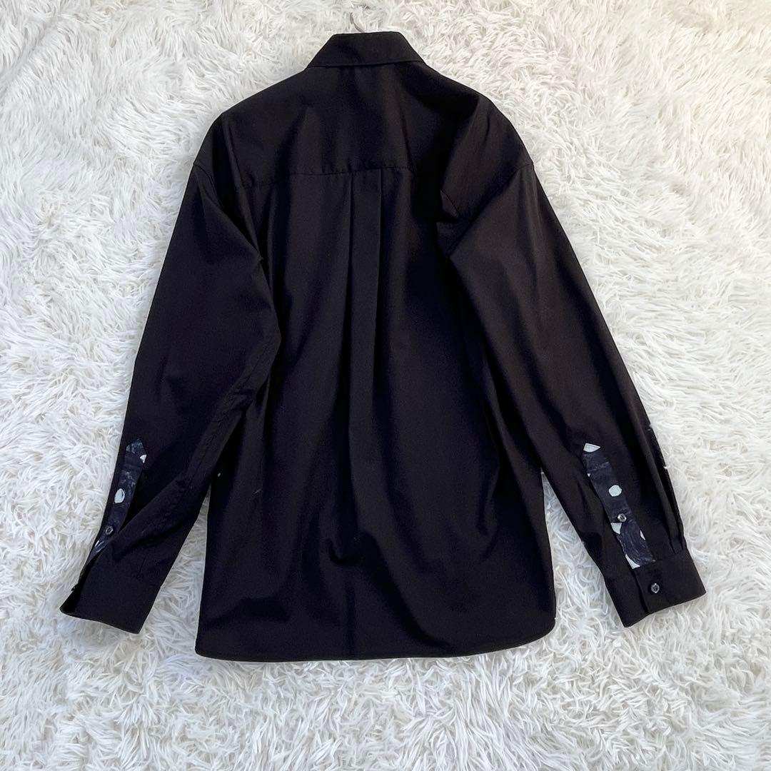 HERALBONY ヘラルボニー デザインシャツ ショルダー切替（無題）（丸）