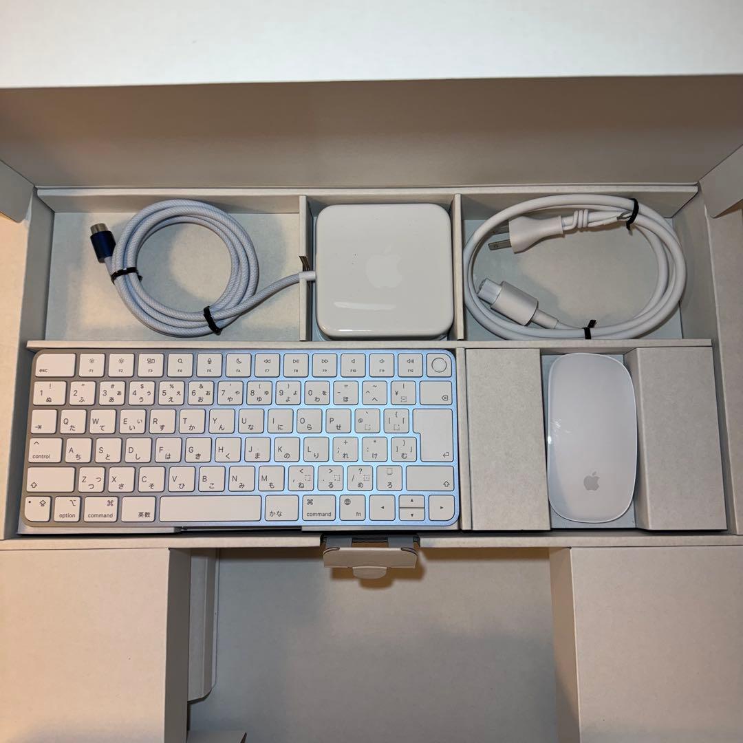 iMac M3（24インチ、2023）4ポート 上位モデル　純正付属品　美品