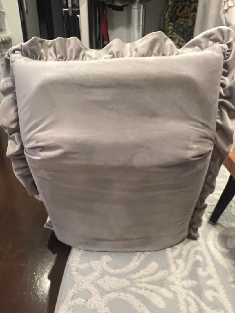 【美品】フランフラン　座椅子　ハイバック　グレー　カラン