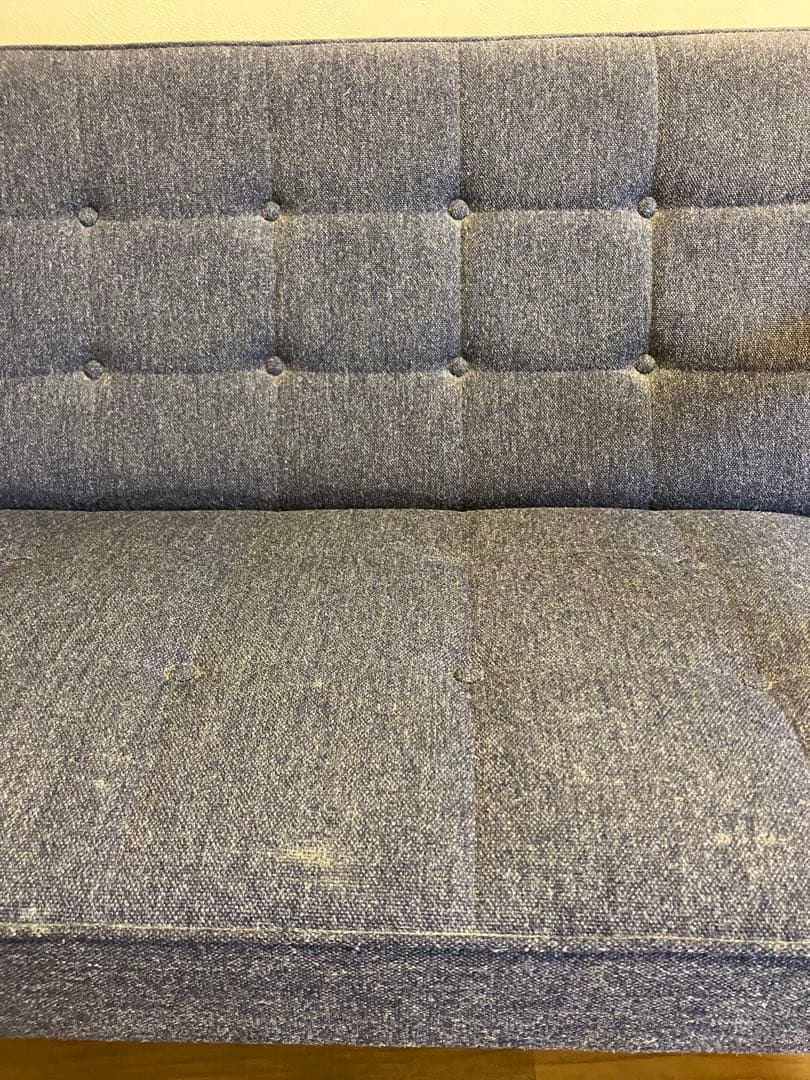 カリモク　ソファ　２人用　布製