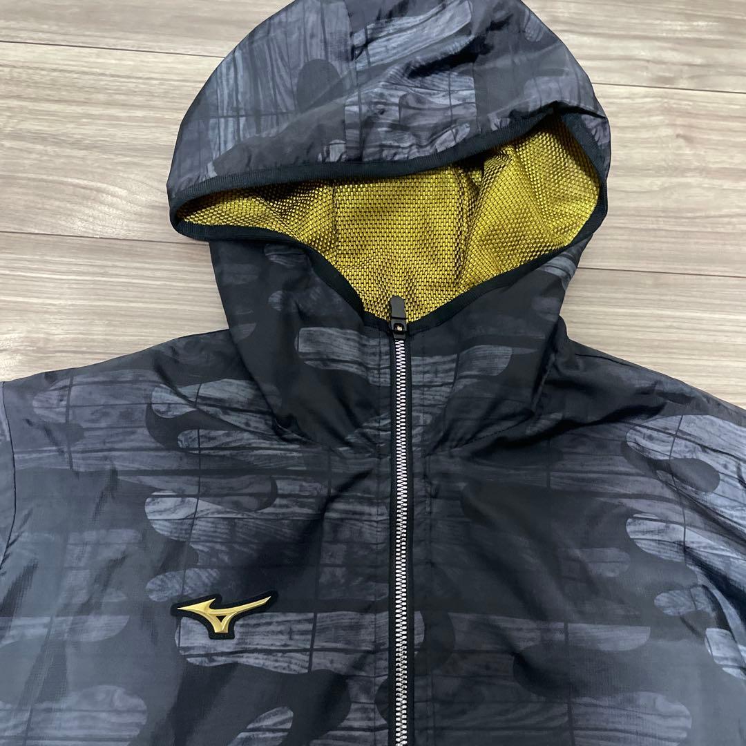 ミズノプロ ウインドブレーカー上下セット Mサイズ ブラック