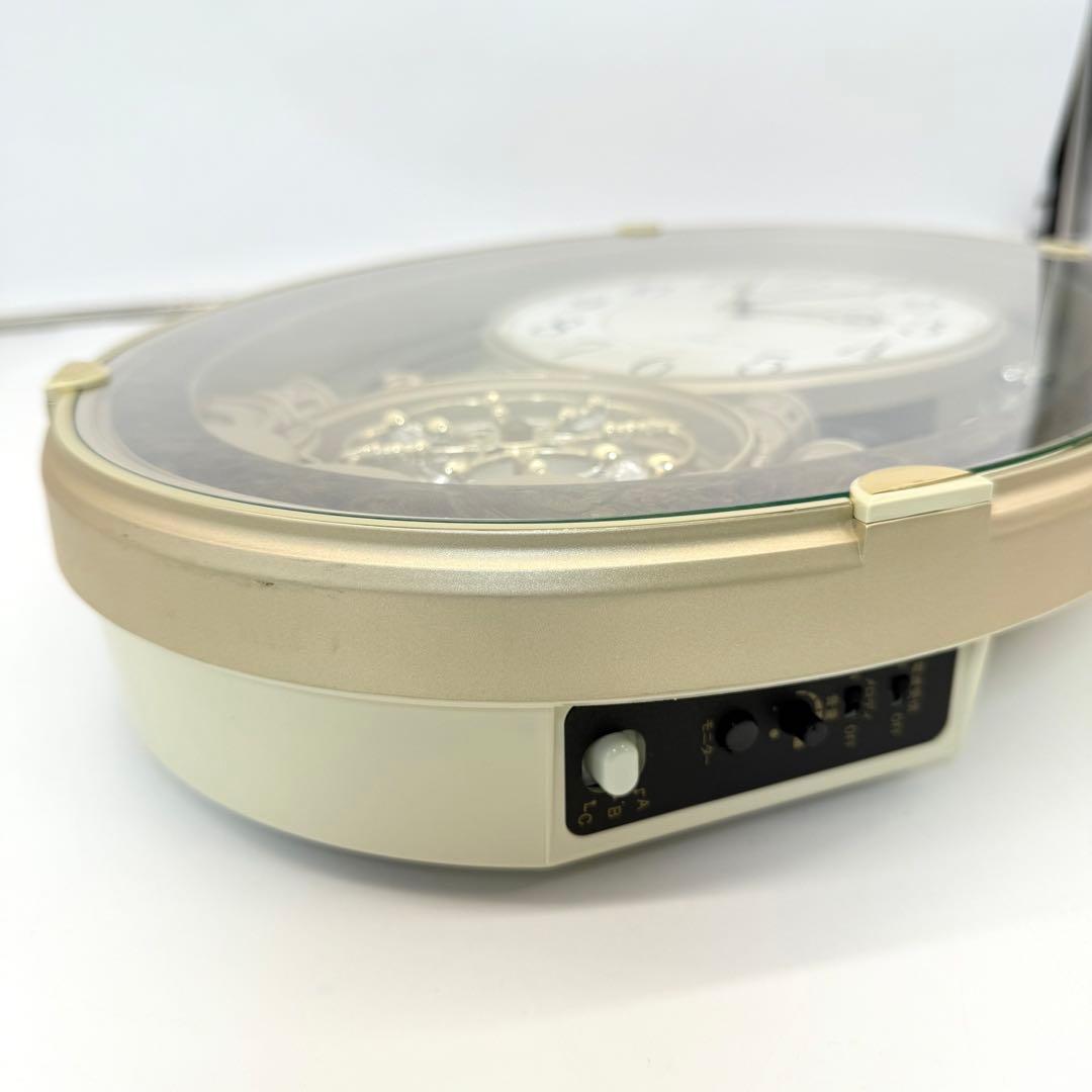 4MN484-0 からくり電波時計 ロディ パルミューズクイーンダムDX 稼動品