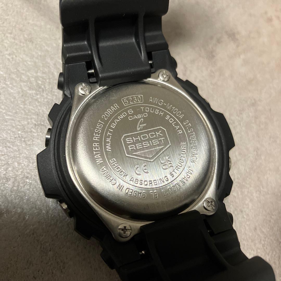 G-SHOCK ソーラー電波時計　AWG-M100A-1AJF