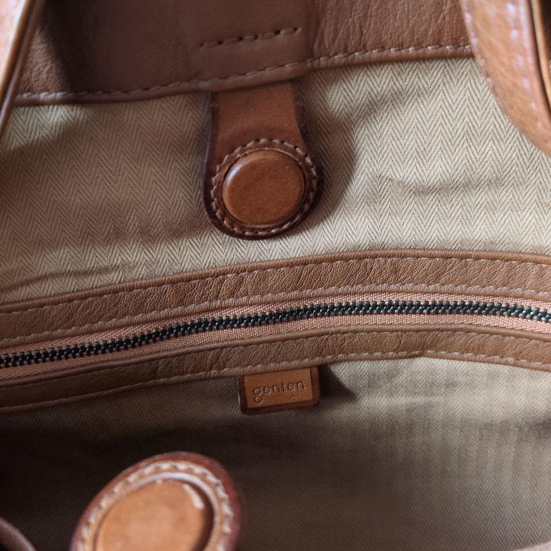 美品✨genten レザーショルダーバッグ 2way