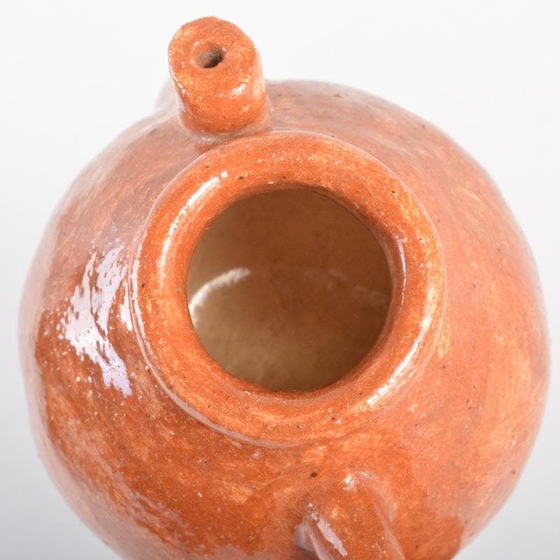 茶道具　赤楽　水滴　水注　在銘　共箱　V　6395