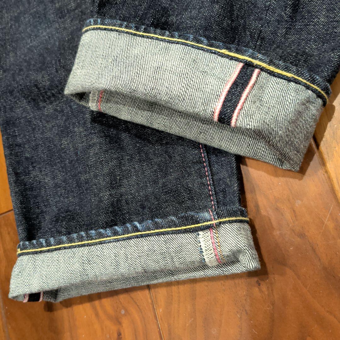 【未使用級】桃太郎ジーンズ　銅丹レーベル　特濃クラッシックストレート