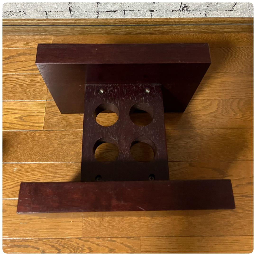 ♦︎純正YAMAHA（ヤマハ）ロゴ入りの木製スピーカースタンドペア 当時物