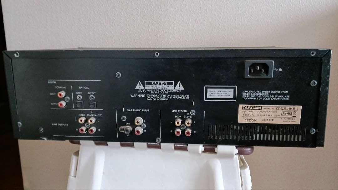 TASCAM CC-222SLMKII CDカセットデッキ