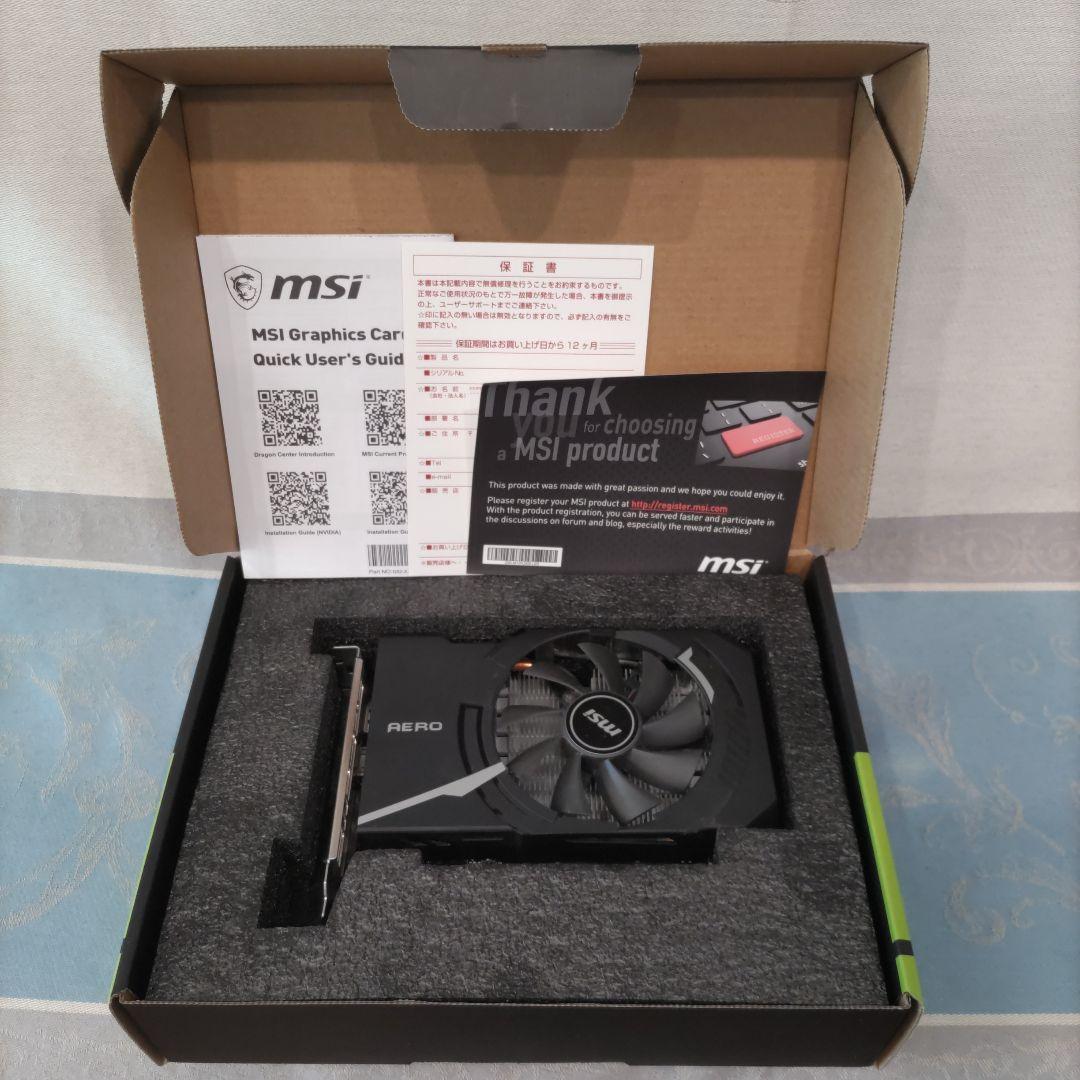 グラフィックボード・グラボ・ビデオカード MSI AERO ITX GEFORCE GTX 1650 OC