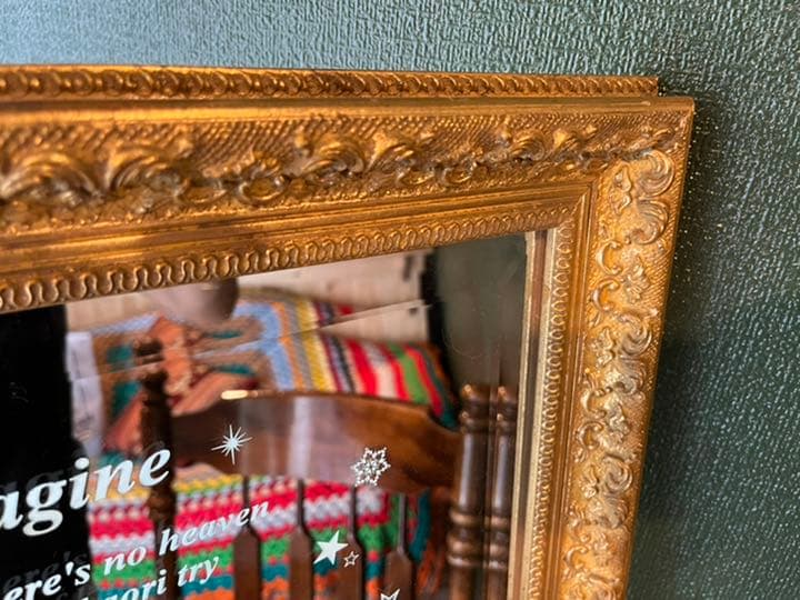 壁掛けミラー 鏡 インテリア アンティーク ビンテージ