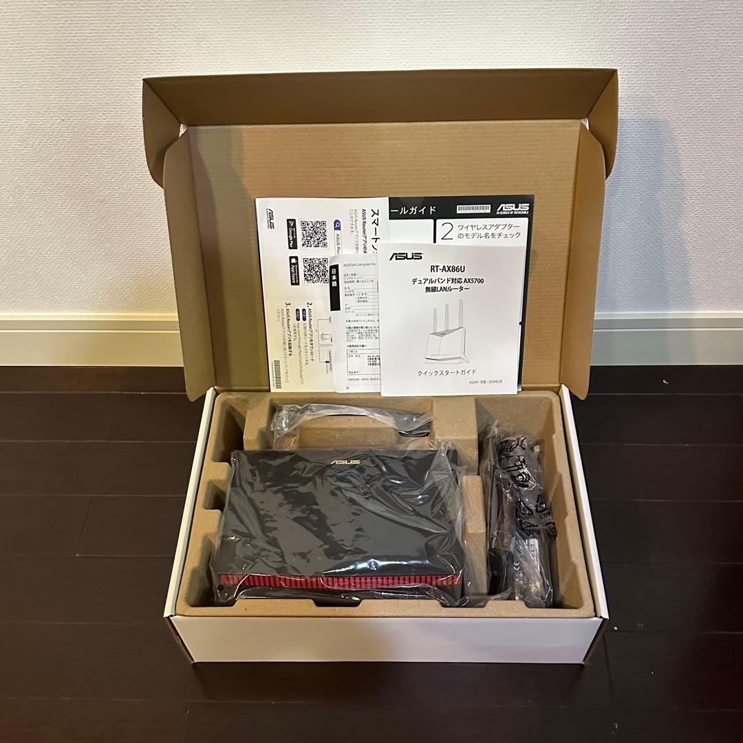 ASUS RT-AX86U Wi-Fi 6 デュアルバンド ゲーミングルーター
