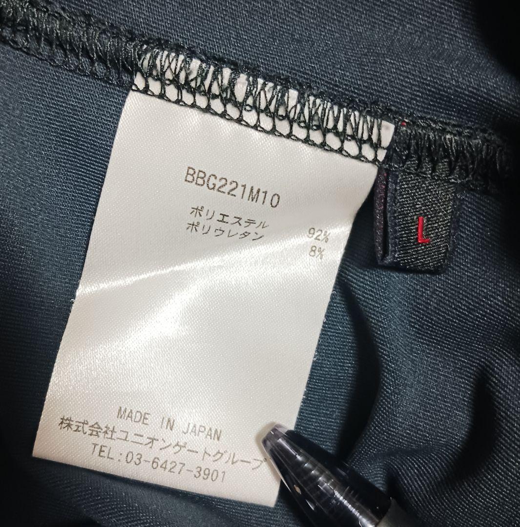 Lサイズ　ブリーフィング　インナー長袖VネックTシャツ 黒　美品　ゴルフ